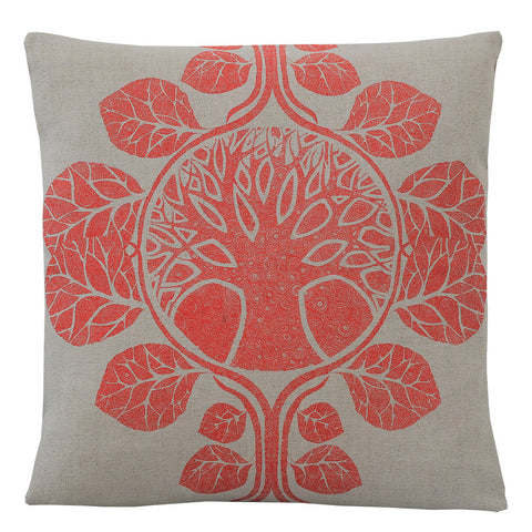 The Tree of Life Red, Cushion