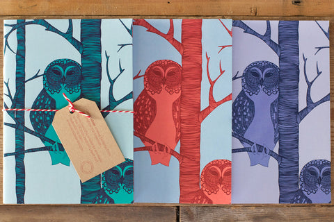 The Owls, A5 Notebook Set